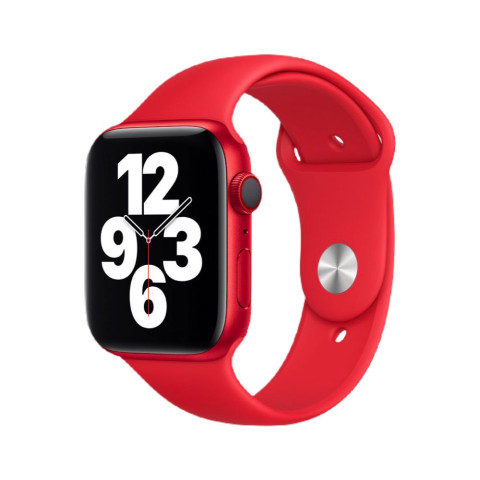 Ремешок на Apple watch 38/40/41mm Sport Band S/M Red